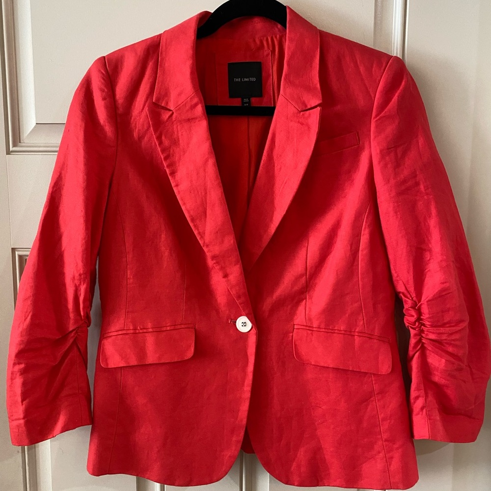 Pink Blazer Suit Coat